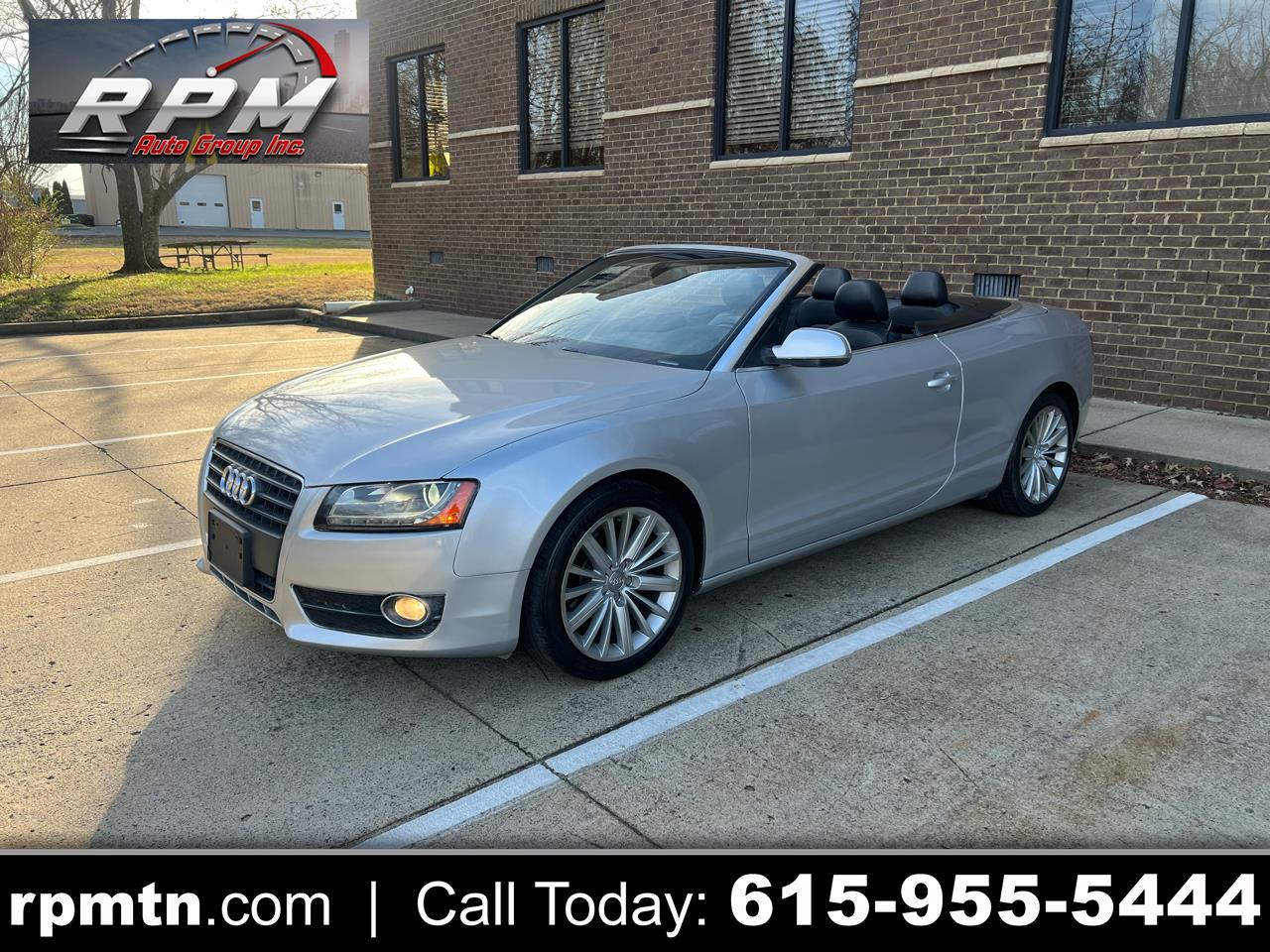 2011 Audi A5 Cabriolet 2.0T FrontTrak Multitronic