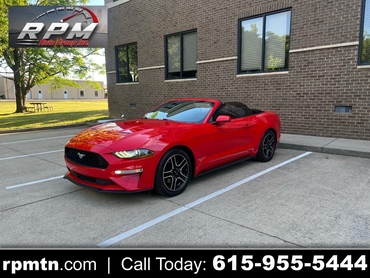 2019 Ford Mustang EcoBoost Premium Convertible