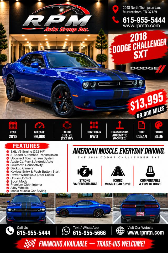 Dodge Challenger SXT 2018