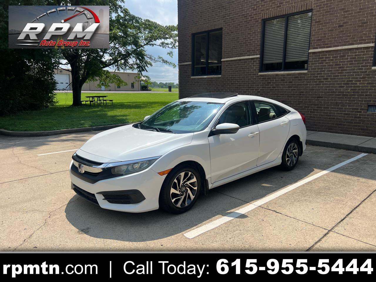 2016 Honda Civic EX Sedan CVT