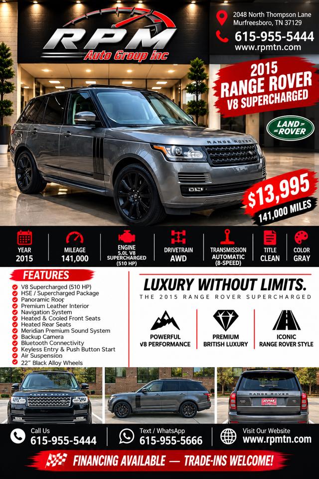 Land Rover Range Rover Supercharged 2015