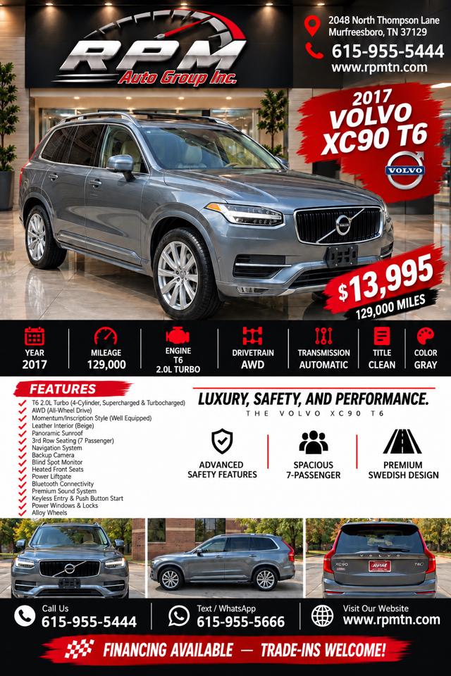 Volvo XC90 T6 Momentum AWD 2017