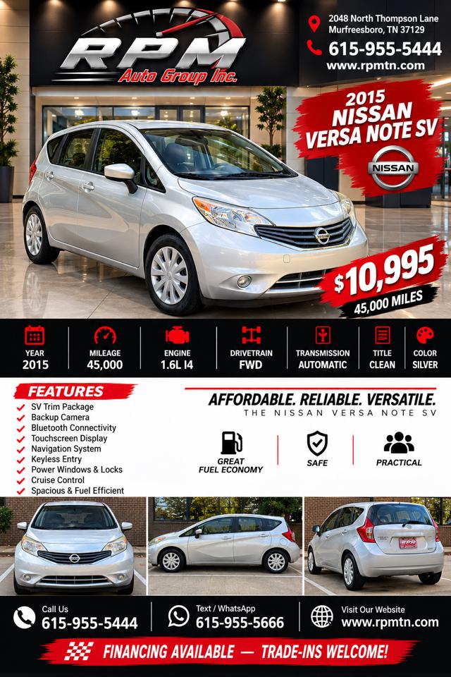 Nissan Versa Note SL 2015