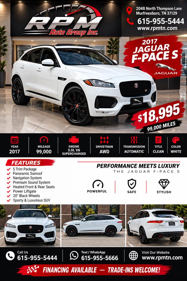 Jaguar F-Pace S 2017