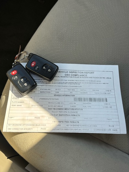 Toyota Prius Three 2012