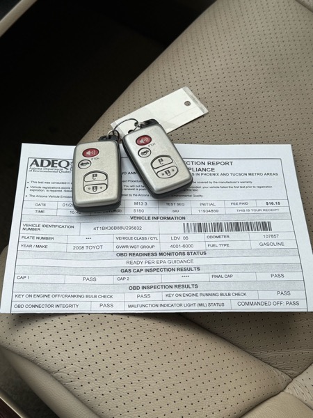 Toyota Avalon Limited 2008