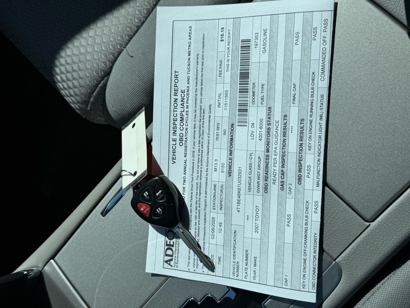 Toyota Camry SE 2007