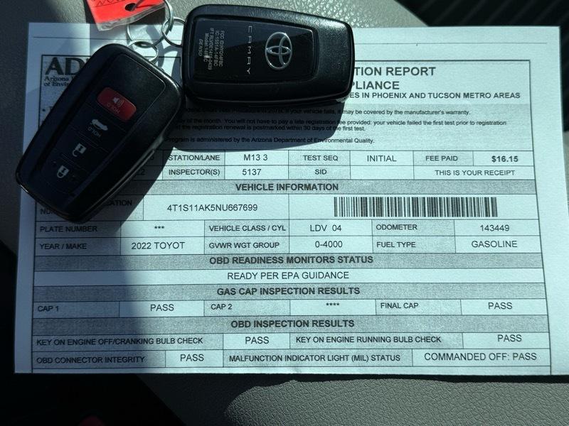 Toyota Camry SE 2022