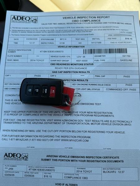 Toyota Avalon XLE 2014