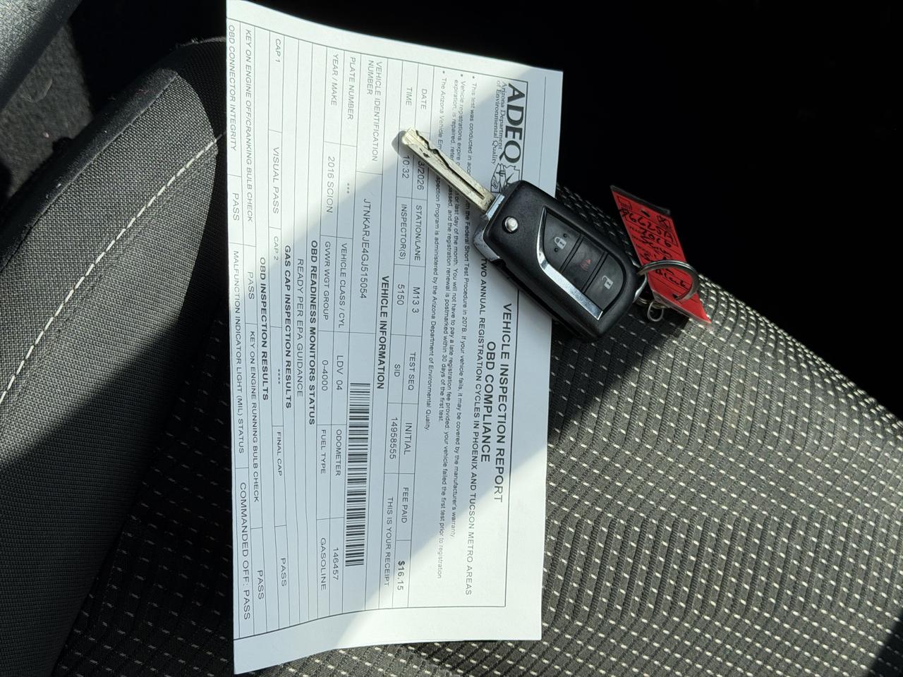 Scion iM 4D Hatchback 2016