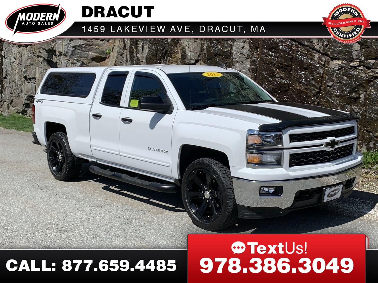 Used 2015 Chevrolet Silverado 1500 4WD Double Cab 143.5" LT w/1LT for