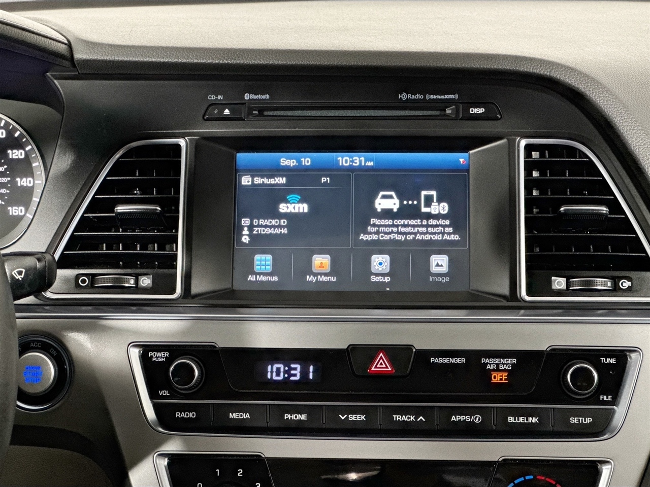 Hyundai Sonata Sport 2.4L PZEV 2017