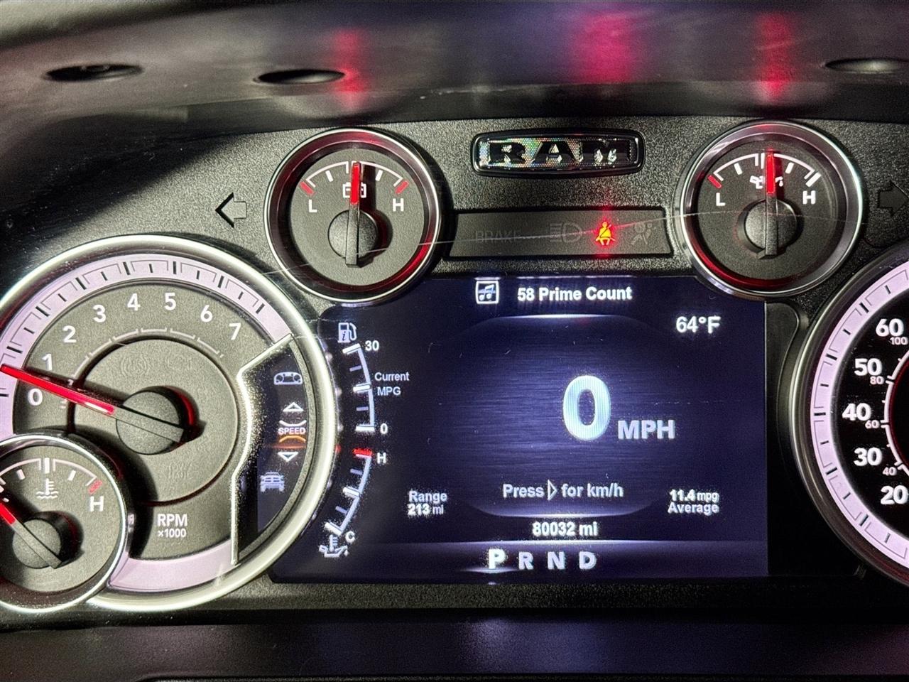 RAM 1500 Big Horn 4x4 Quad Cab 6'4" Box 2017