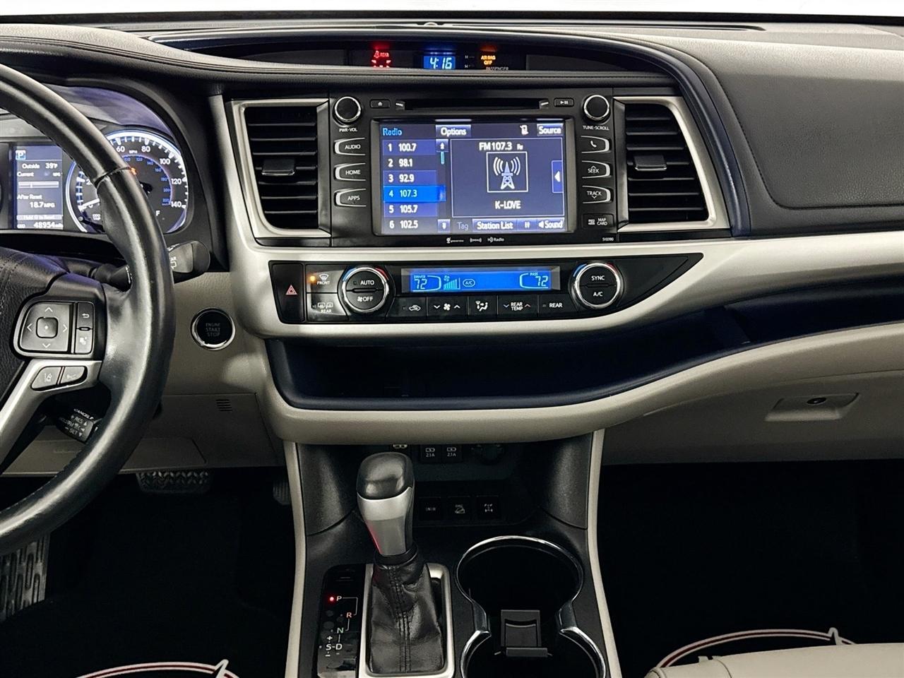 Toyota Highlander XLE V6 AWD (Natl) 2019