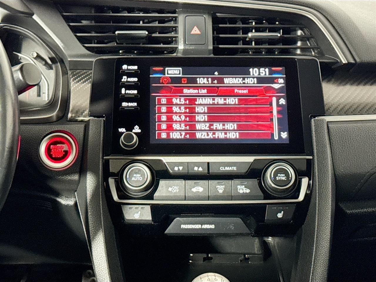 Honda Civic Si Coupe Manual w/Summer Tires *Ltd Avail* 2019