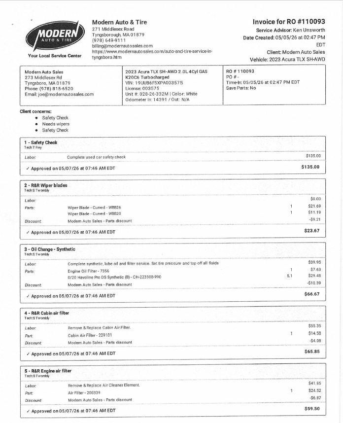 Acura TLX SH-AWD w/A-Spec Package 2023