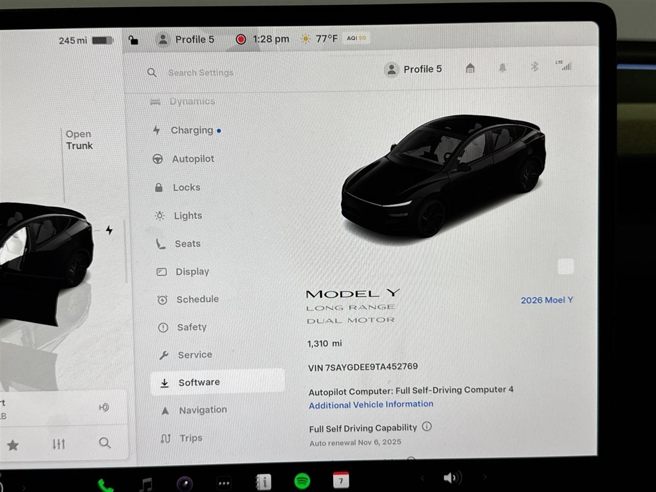 Tesla Model Y Long Range Launch Series AWD *Ltd Avail* 2026