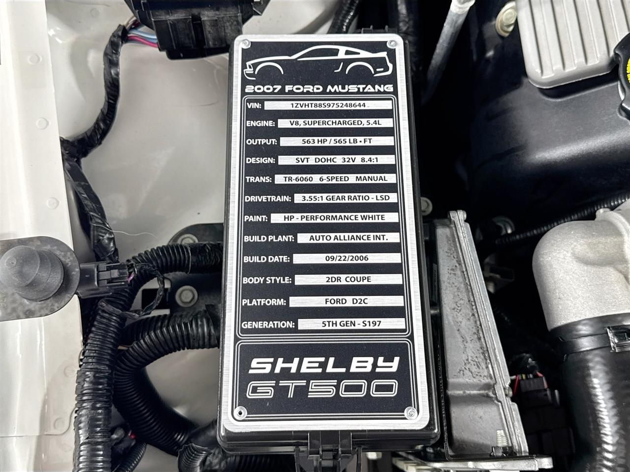 Ford Mustang 2dr Cpe Shelby GT500 2007