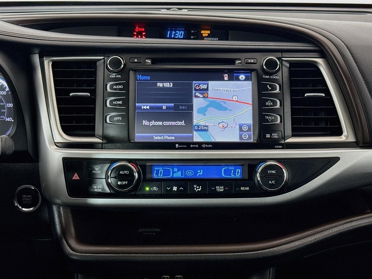 Toyota Highlander XLE V6 AWD (Natl) 2019
