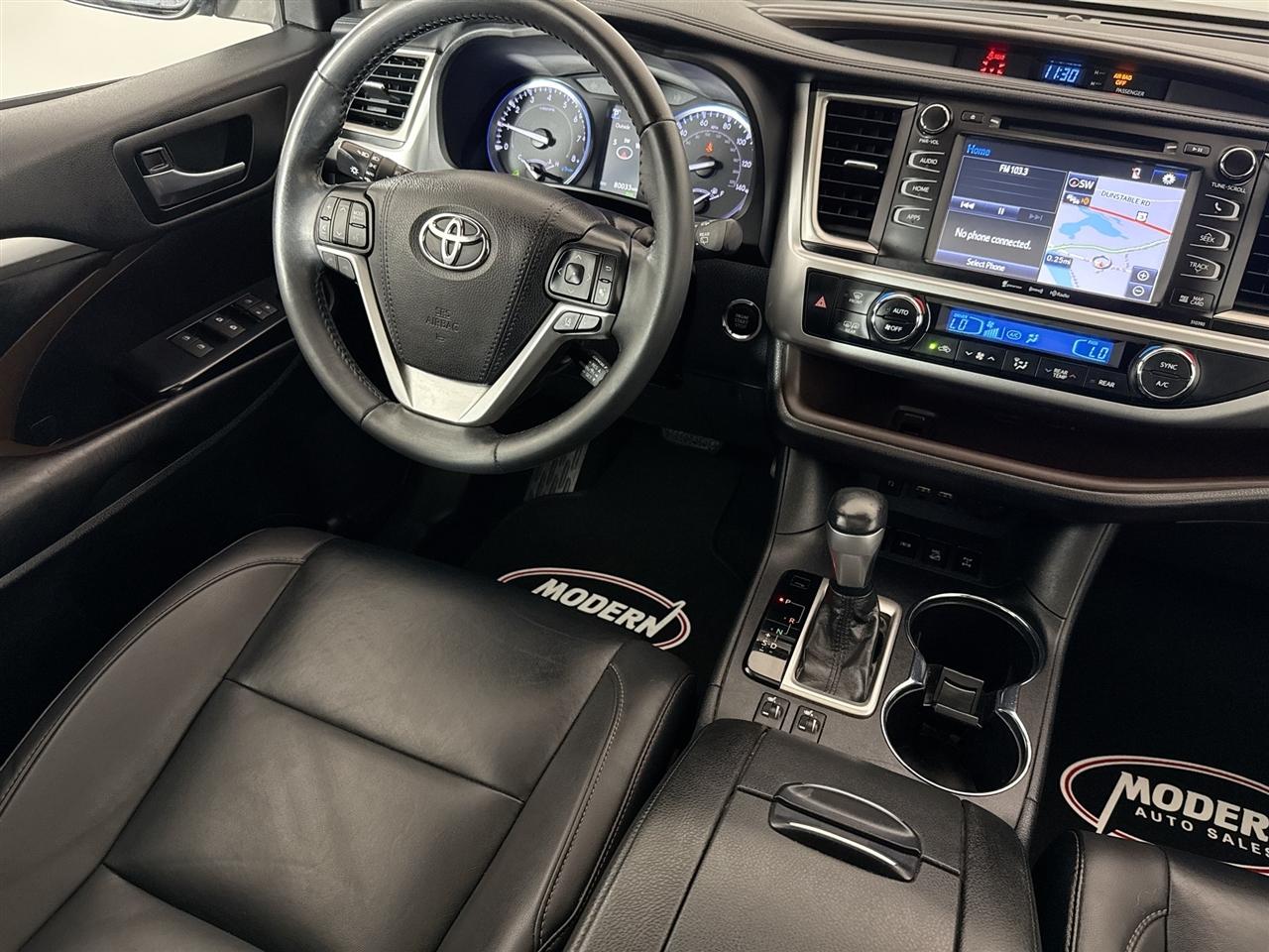 Toyota Highlander XLE V6 AWD (Natl) 2019