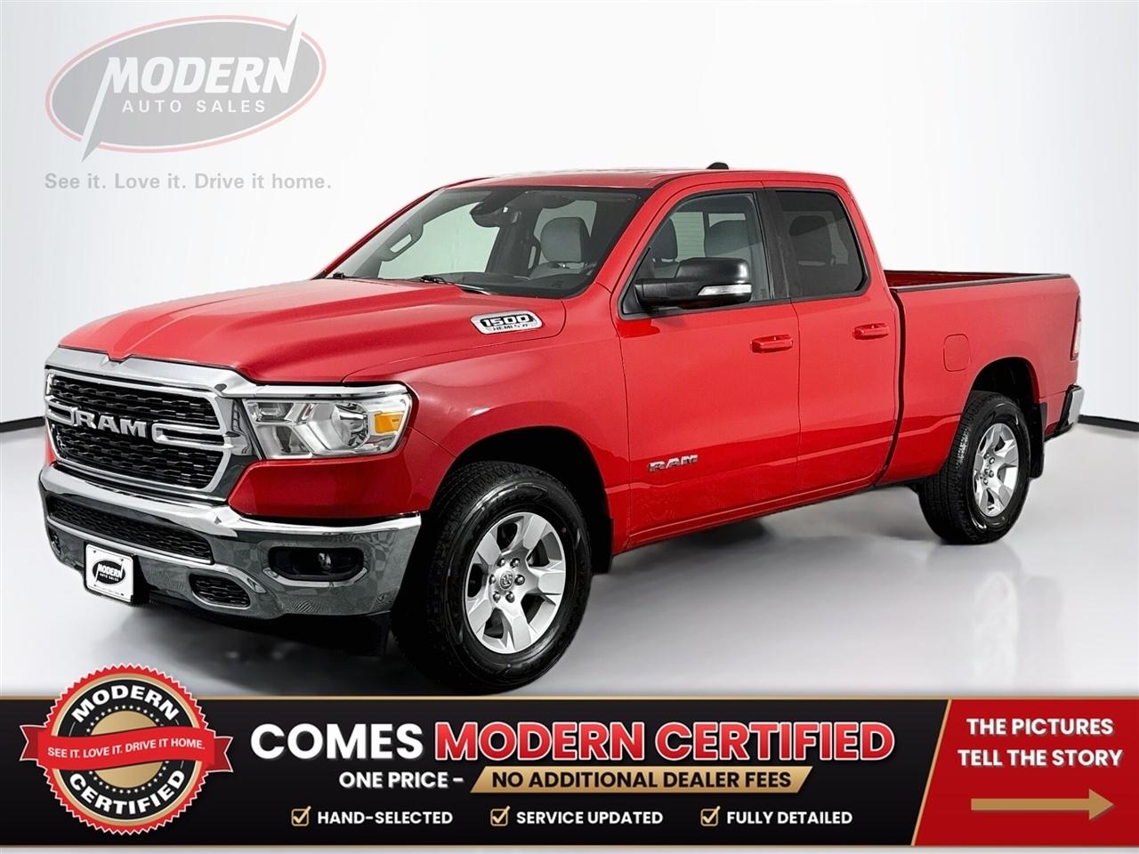 RAM 1500 Big Horn 4x4 Quad Cab 6'4" Box 2022