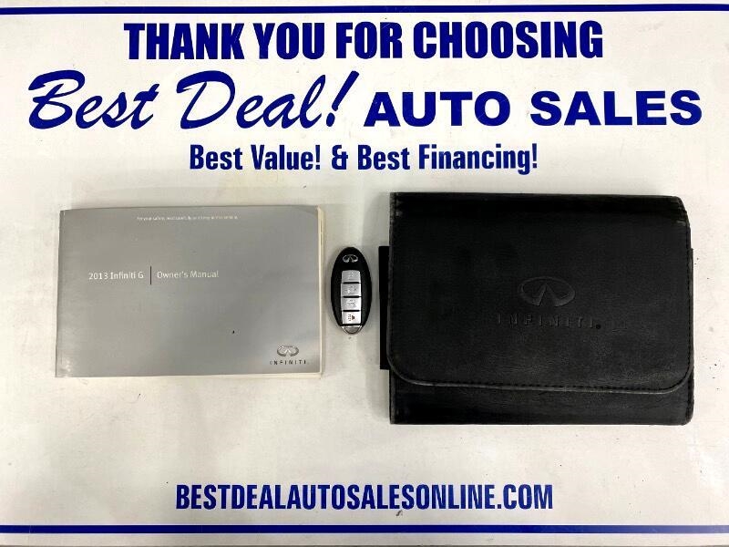 Infiniti G Sedan 37x AWD 2013