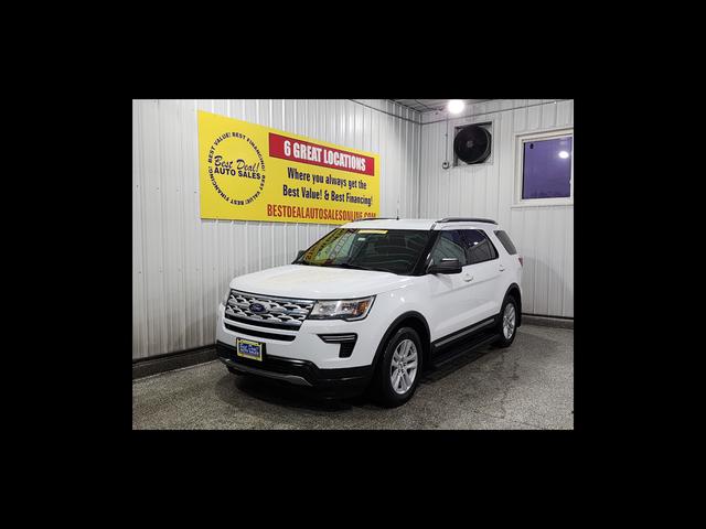 Oxford White 2018 Ford Explorer XLT AWD SUV / Crossover All-Wheel Drive 6-Speed Automatic