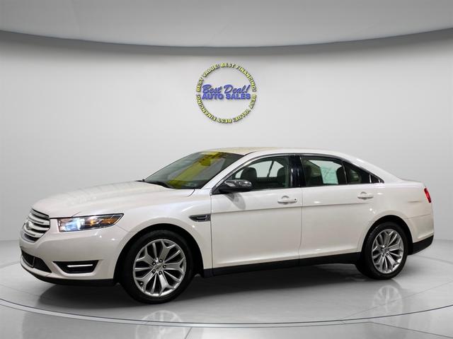 White 2015 Ford Taurus Limited Sedan Front-Wheel Drive Automatic