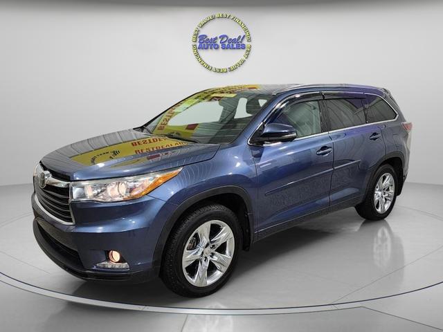 Shoreline Blue Pearl 2015 Toyota Highlander Limited AWD SUV / Crossover All-Wheel Drive 6-Speed Automatic