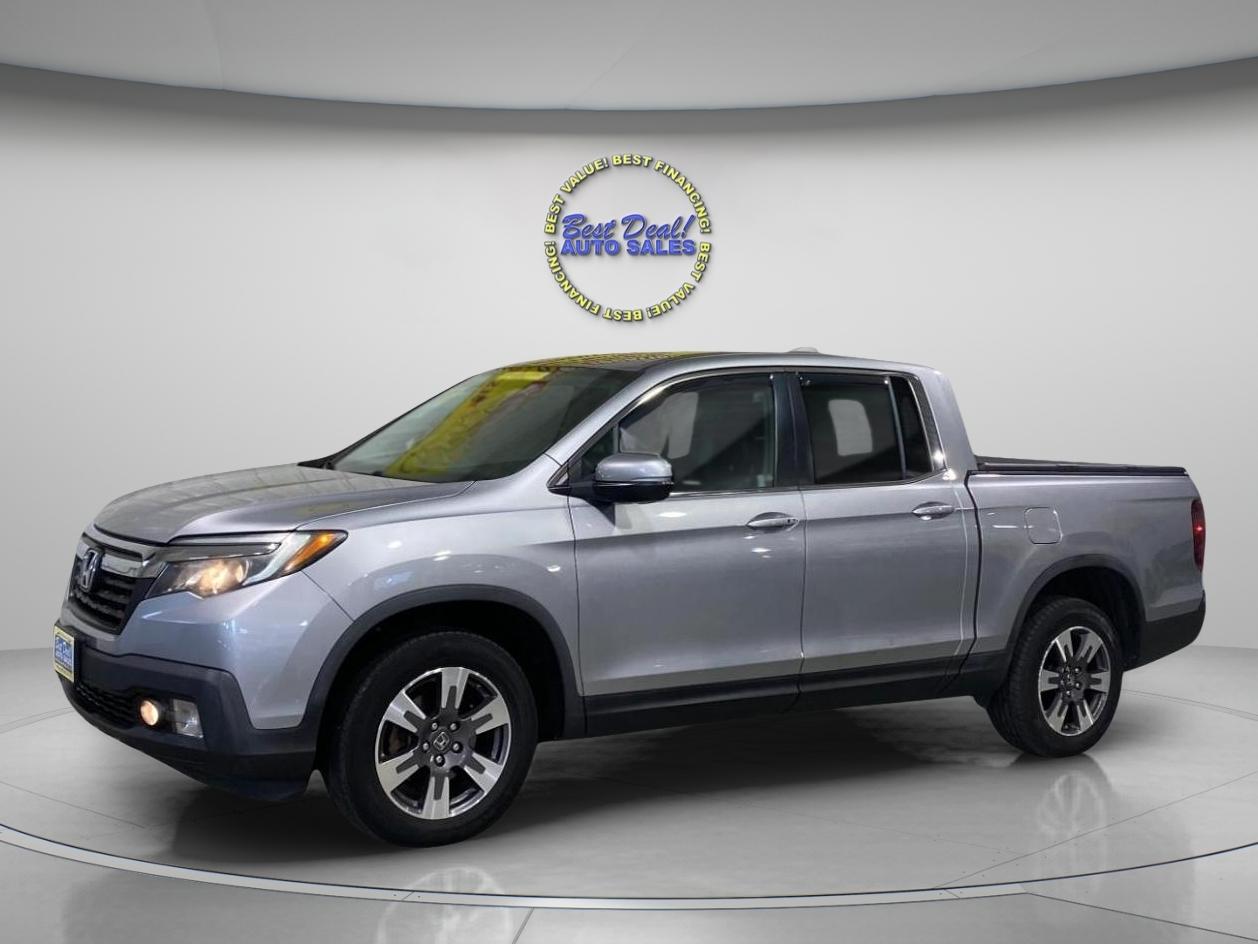 Gray 2017 Honda Ridgeline RTL-T AWD Pickup Truck All-Wheel Drive 6-Speed Automatic