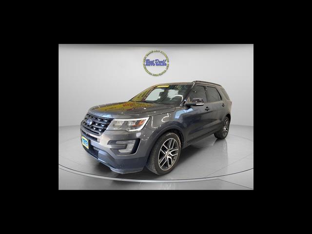 Gray 2017 Ford Explorer Sport AWD SUV / Crossover All-Wheel Drive Automatic