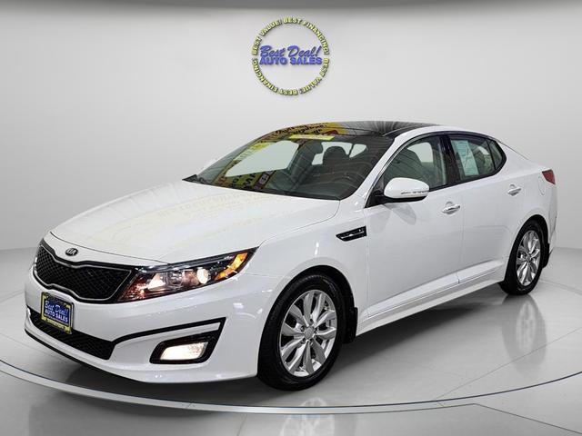 White 2014 Kia Optima EX Sedan Front-Wheel Drive Automatic