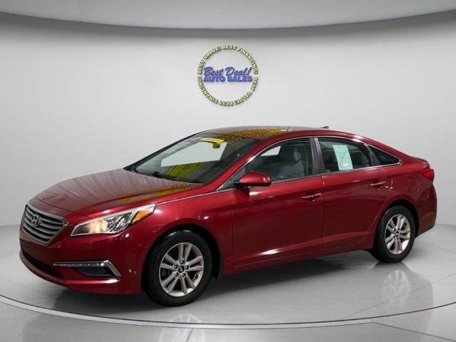 Red 2015 Hyundai Sonata Sedan Front-Wheel Drive Automatic