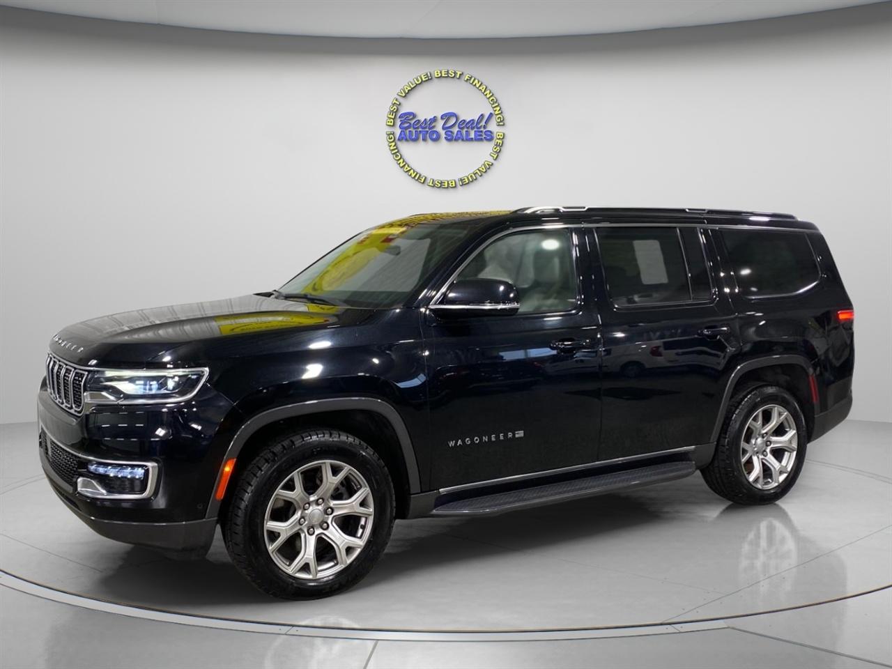 Black 2022 Jeep Wagoneer SUV / Crossover Four-Wheel Drive Automatic