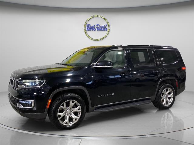 Black 2022 Jeep Wagoneer SUV / Crossover Four-Wheel Drive Automatic