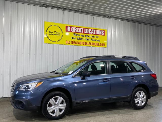 Blue 2015 Subaru Outback Wagon All-Wheel Drive Automatic