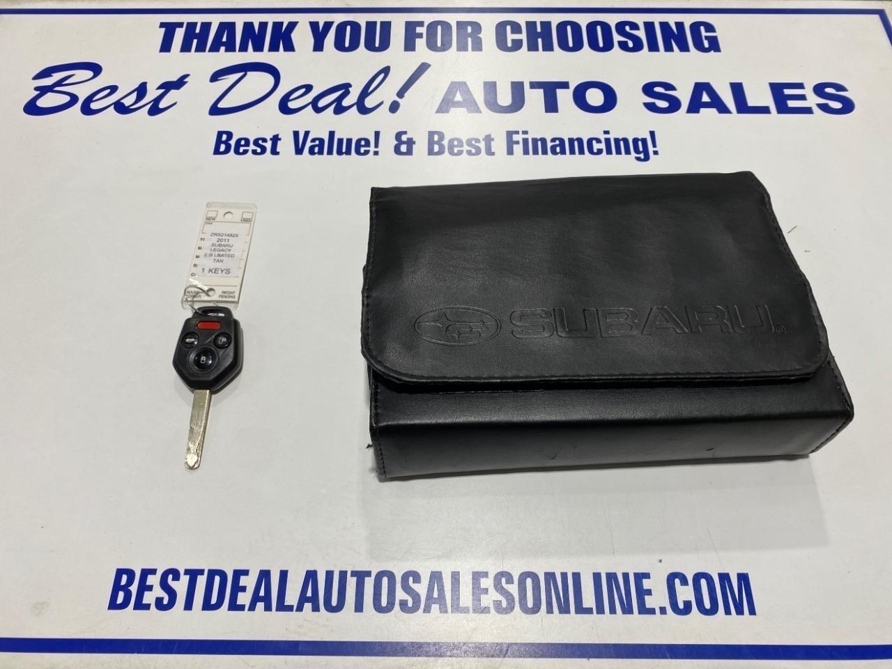 Subaru Legacy 2.5i Limited 2011