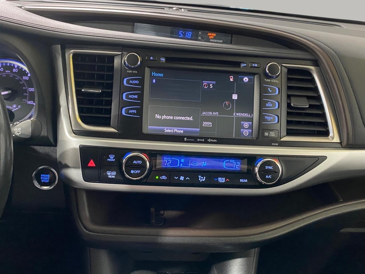 Toyota Highlander XLE AWD V6 2019