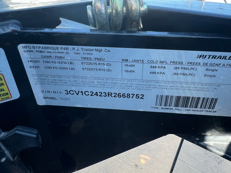 PJ Trailers Unknown  2024