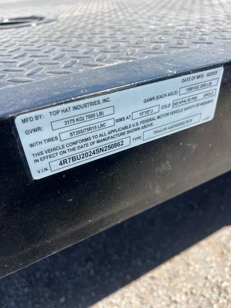 Top Hat 7K CAR HAULER  2025