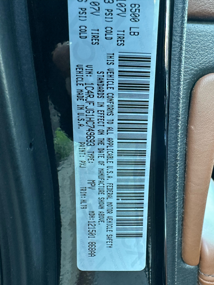 Jeep Grand Cherokee Summit 4x4 2017