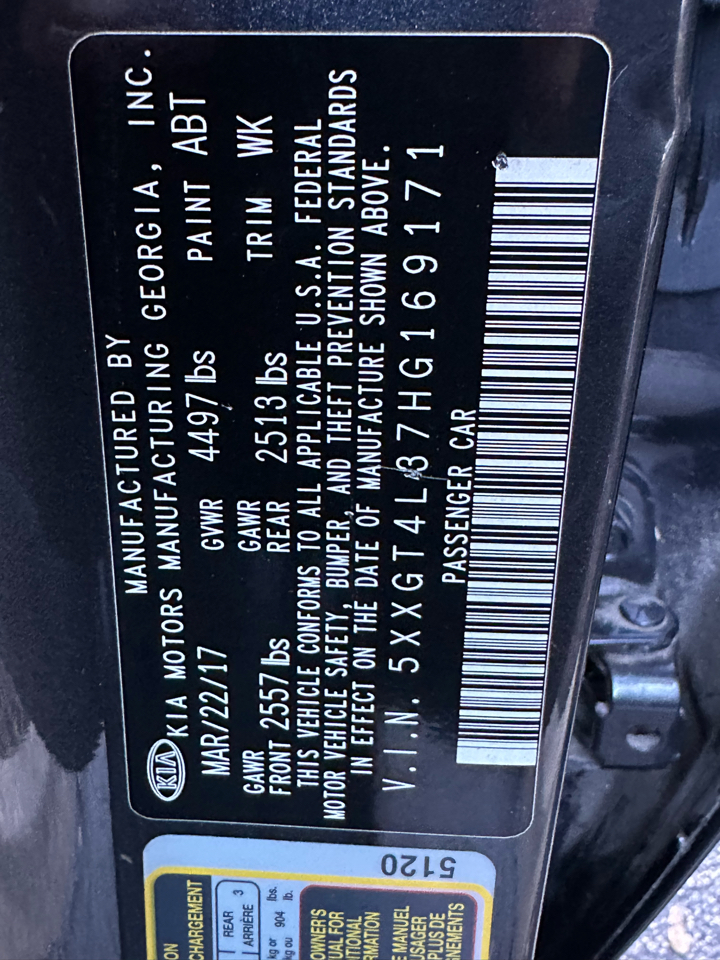 Kia Optima LX Auto 2017