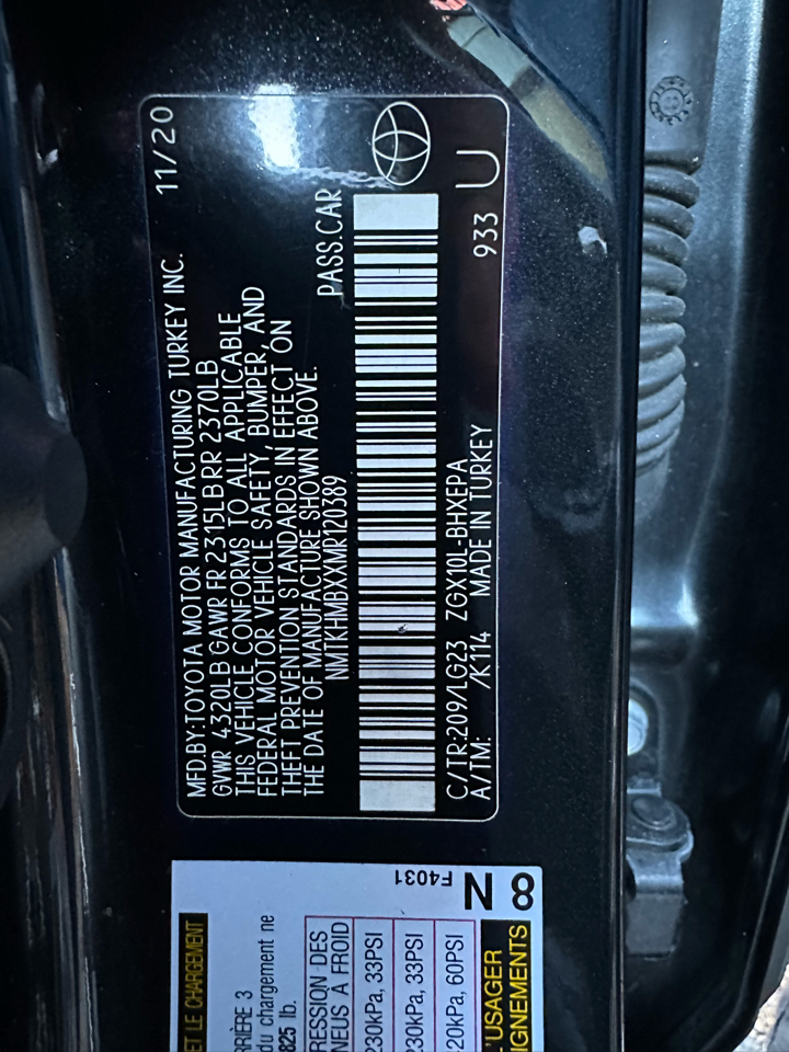 Toyota C-HR Limited FWD (Natl) 2021