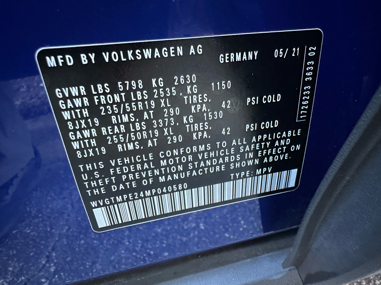 Volkswagen ID.4 Pro S RWD 2021