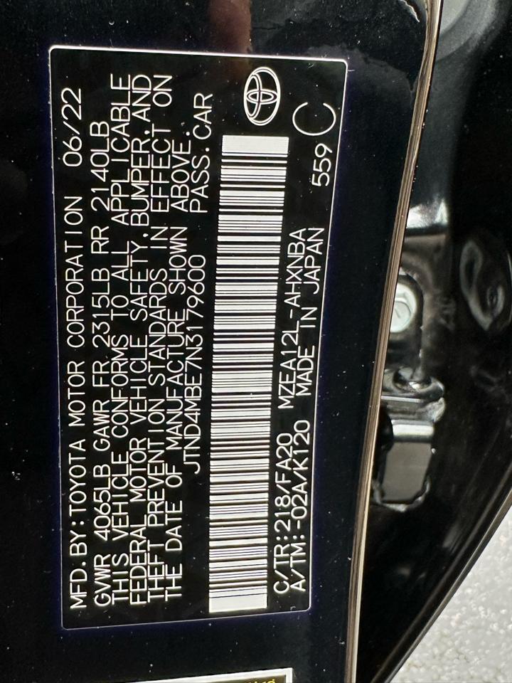 Toyota Corolla Hatchback SE CVT (Natl) 2022