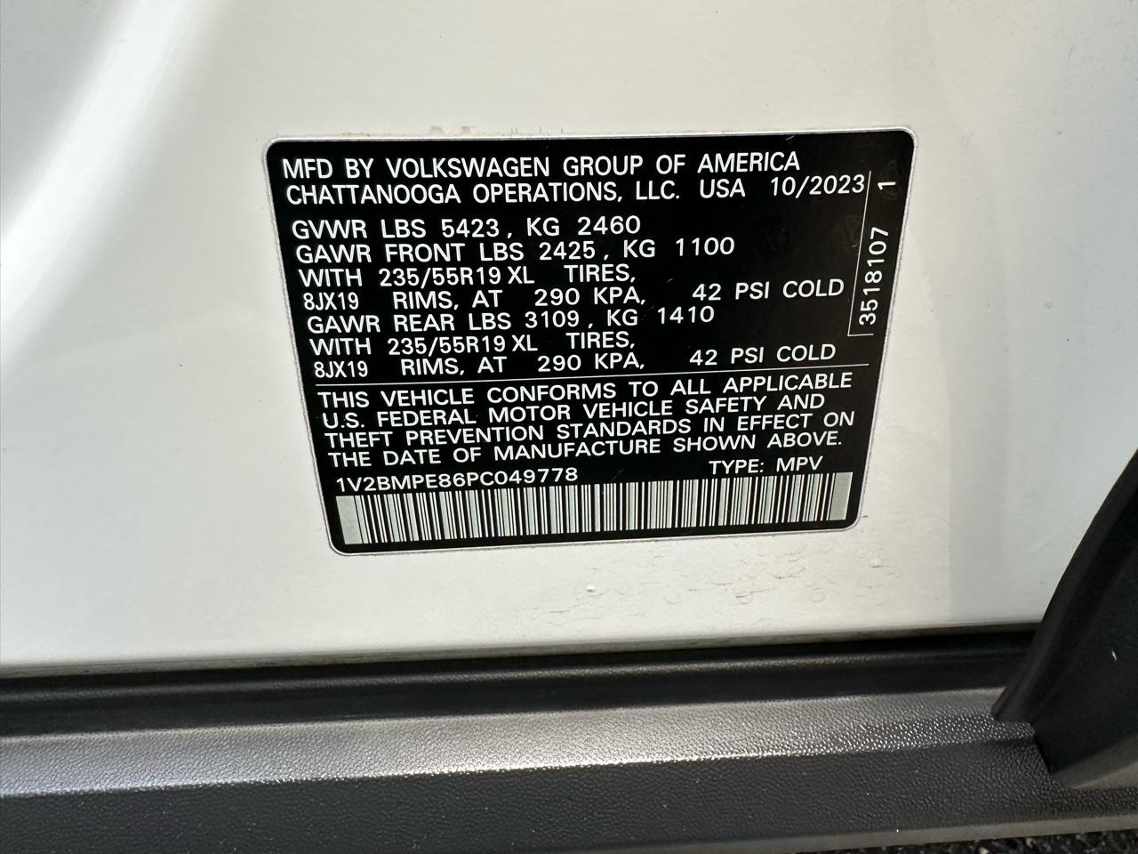 Volkswagen ID.4 Standard RWD w/SK On Battery 2023