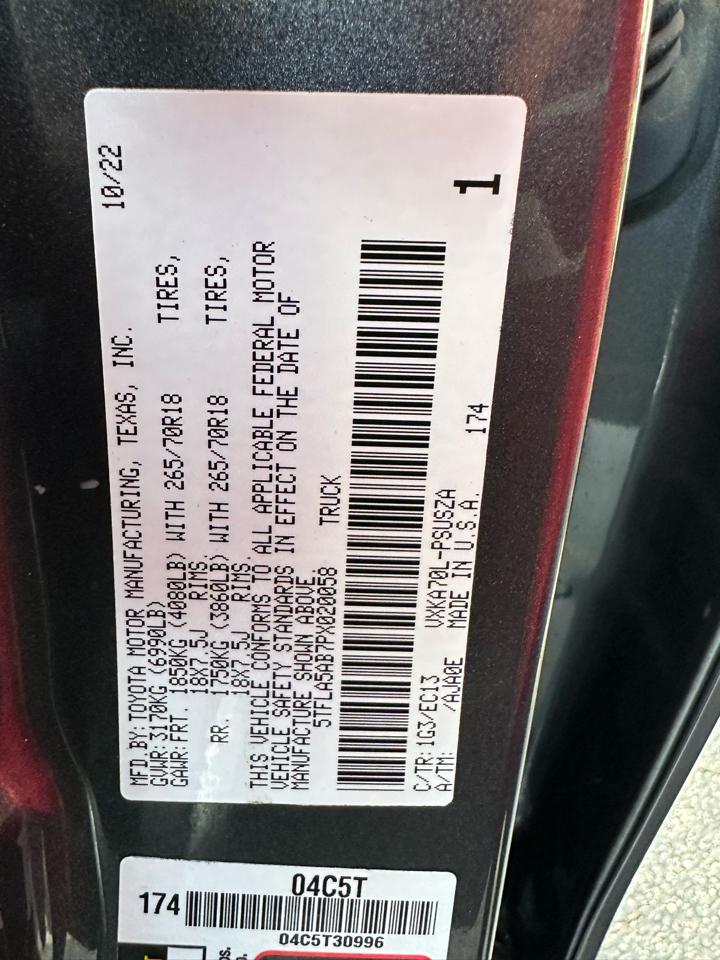 Toyota Tundra 2WD SR5 CrewMax 5.5' Bed (Natl) 2023
