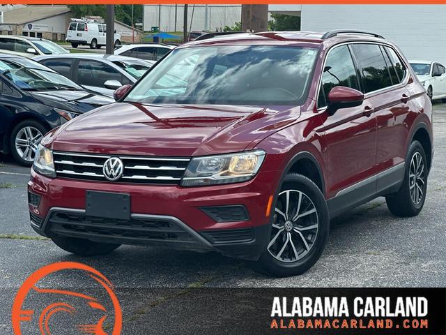 Red 2021 Volkswagen Tiguan SUV / Crossover Front-Wheel Drive Automatic
