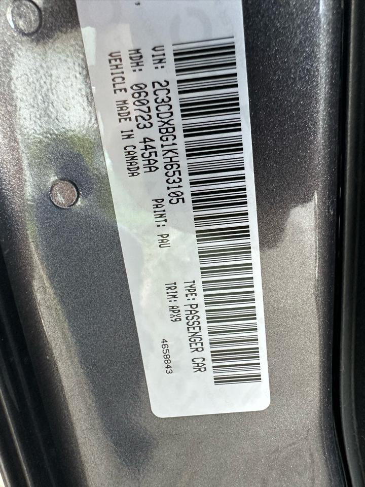 Dodge Charger SXT RWD 2019