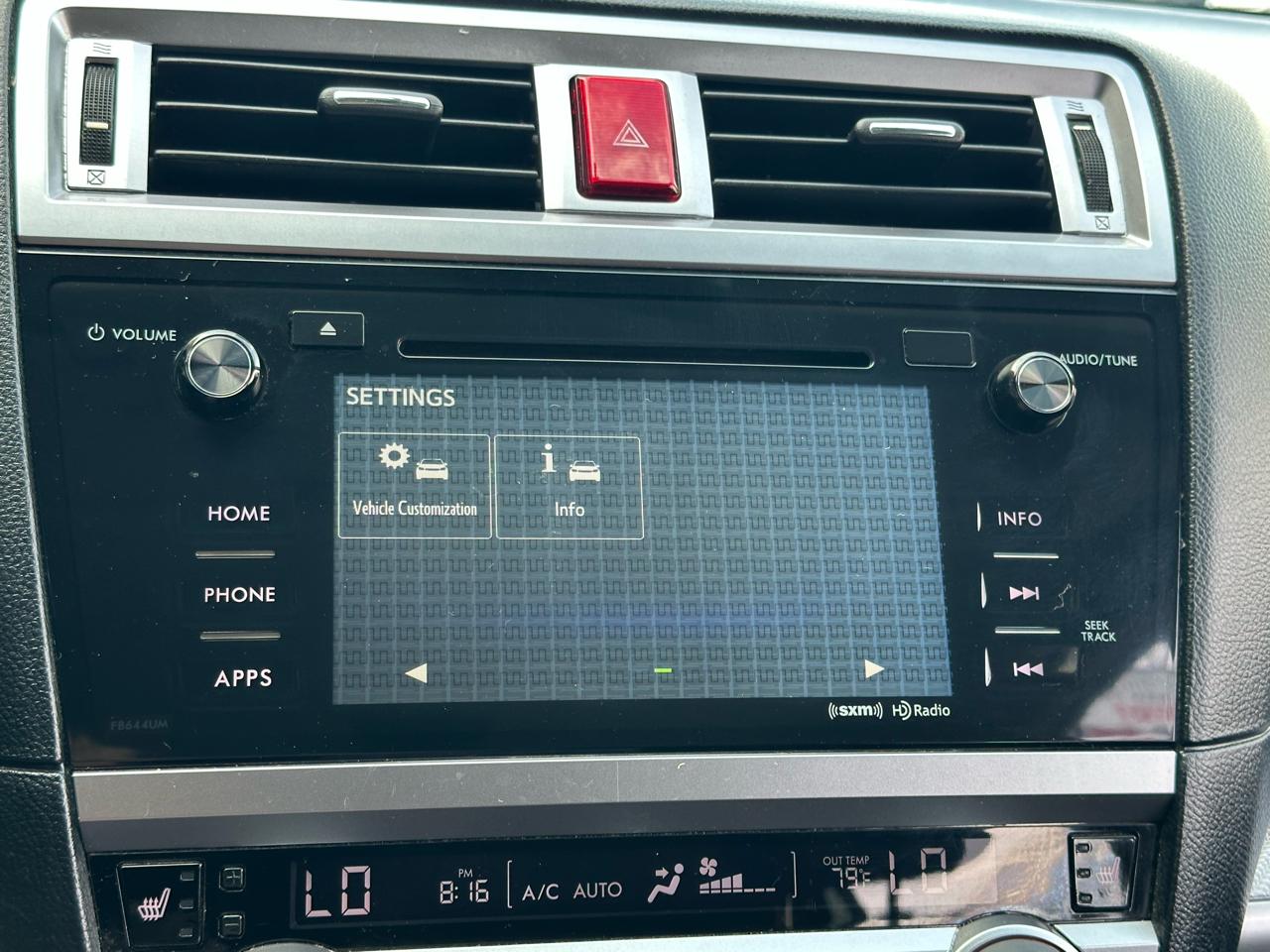 Subaru Outback 4dr Wgn 2.5i Premium 2015